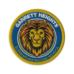 Custom Embroidered 3 patch example