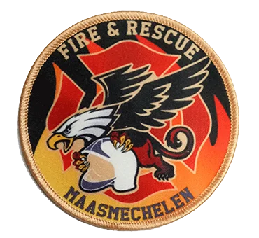 Custom Fire Rescue patch example
